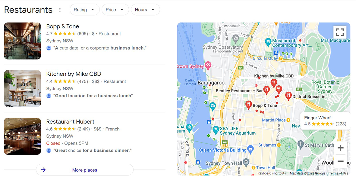Top 3 search results, Local SEO Solutions, Google Maps Local Search Engine Optimisation,