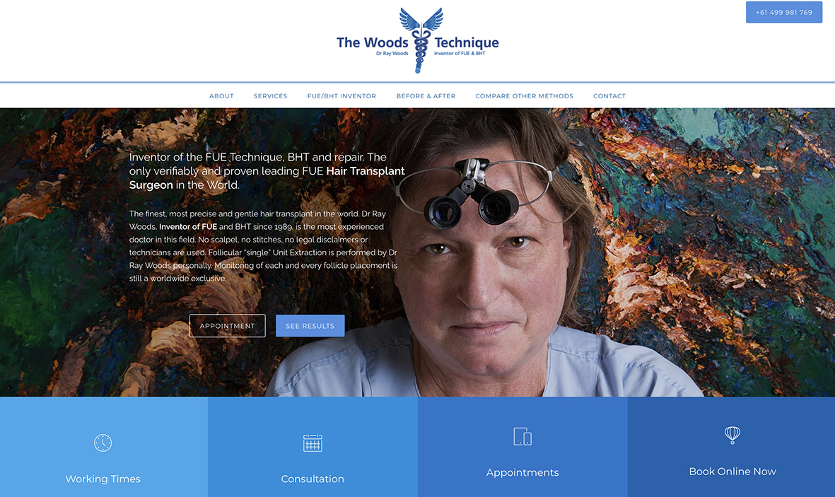 cosmetic surgery website design and seo, search engine optimisation